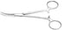 Apical Set of Kelly Forceps Locking Tweezers Clamp, Silver, Straight &Curved, 5-1/2 Inch